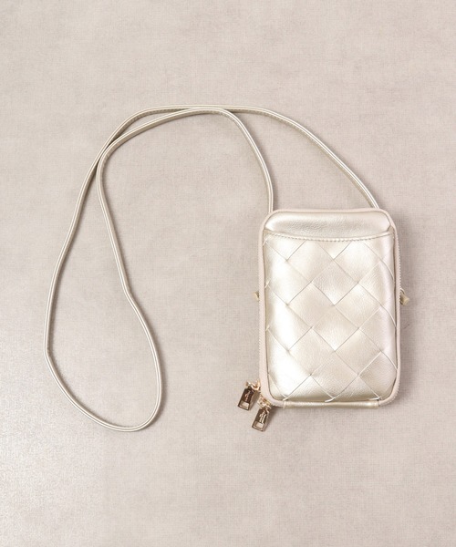 FUNALIVE（ファンアライブ）の「Pisoraro メッシュ エコバッグ付き スマホポシェット（ショルダーバッグ・レディース・グリーン/ベージュ/シャンパン/ブラック/グレー系・FREE）」の22枚目の写真