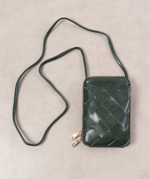 FUNALIVE（ファンアライブ）の「Pisoraro メッシュ エコバッグ付き スマホポシェット（ショルダーバッグ・レディース・グリーン/ベージュ/シャンパン/ブラック/グレー系・FREE）」の21枚目の写真