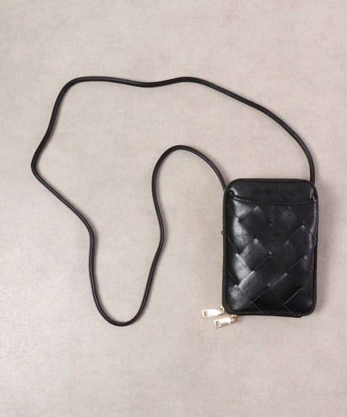 FUNALIVE（ファンアライブ）の「Pisoraro メッシュ エコバッグ付き スマホポシェット（ショルダーバッグ・レディース・グリーン/ベージュ/シャンパン/ブラック/グレー系・FREE）」の6枚目の写真