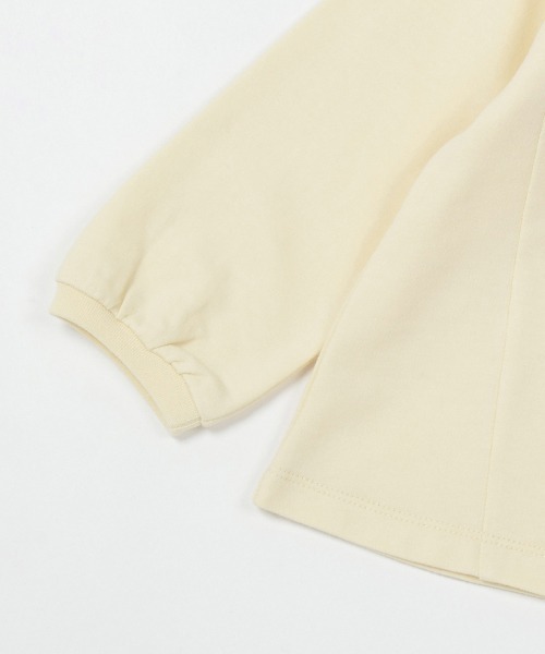petit main(プティマイン)の「【リンク】ハートモチーフ長袖Tシャツ(キッズ)(Tシャツ/カットソー・キッズ・ブラック/ラベンダー/オフホワイト/クリーム・120cm/90cm/130cm/80cm/100cm/110cm)」の9枚目の写真