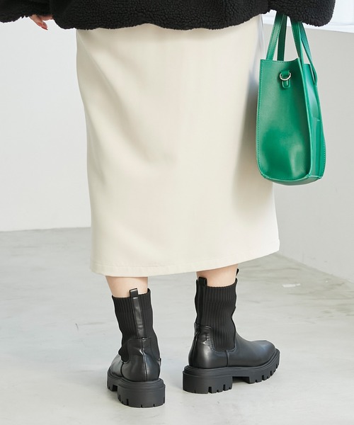 Chaco closet（チャコ クローゼット）の「タンクソールソックスブーツ（ブーツ・レディース・オリーブ/ブラック/ブラウン・M/L/S）」の10枚目の写真