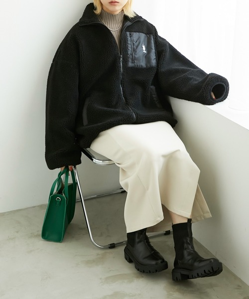 Chaco closet（チャコ クローゼット）の「タンクソールソックスブーツ（ブーツ・レディース・オリーブ/ブラック/ブラウン・M/L/S）」の12枚目の写真