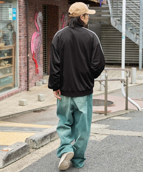 U.S. POLO ASSN.（ユーエスポロアッスン）の「U.S. POLO ASSN. /ユーエスポロアッスン 別注 サイドライン ロゴ刺繍 オーバートラックジャケット（ジャージ・メンズ・オフホワイト/ネイビー/ブラック/ベージュ/グレー・M/L）」の11枚目の写真