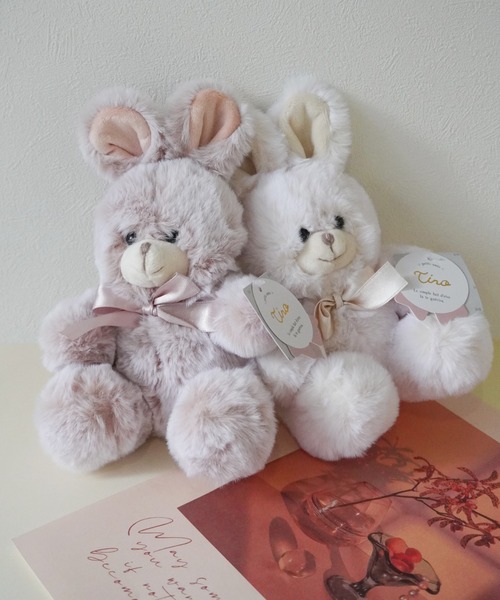 Port（ポート）の「【 Port / ポート 】 アニマル マスコット ( クマ / ウサギ )（おもちゃ・レディース・ブラウン/ホワイト系その他/ホワイト/ピンク・FREE）」の4枚目の写真