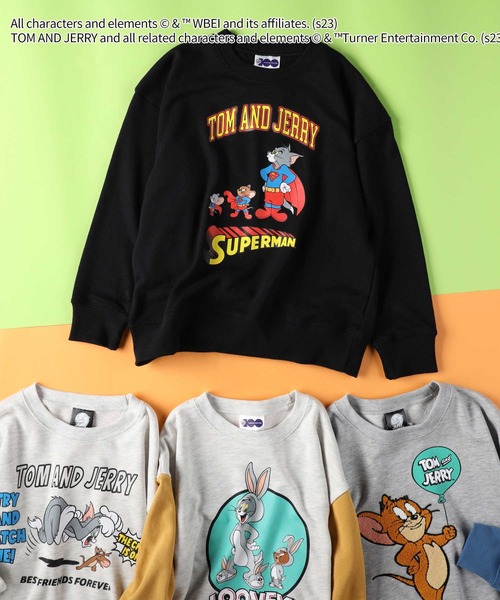 Right-on（ライトオン）の「【トムとジェリー】プリントスウェット（スウェット・キッズ・イエロー/オフホワイト/ブラック/ブルー・130/120/140/110/150）」の3枚目の写真
