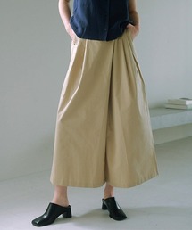 CREDONA | フォールドボタンワイドPT(チノパンツ)