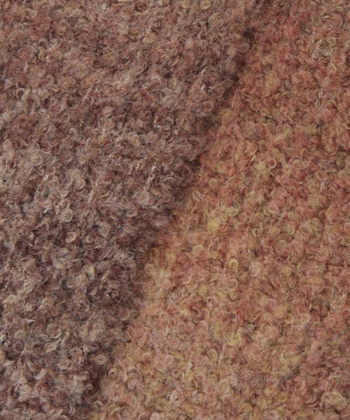 LEPSIM（レプシィム）の「ブークレーニットリブストール　980321（ストール/ショール・レディース・オレンジ/ブルー・ONE SIZE）」の6枚目の写真