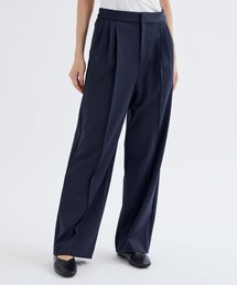 【THE TOKYO/ザトウキョウ】WASHABLE HIGH FANCTION STRAIGHT WIDE PANTS/ウォッシャブルハイファンクションストレートワイドパンツ