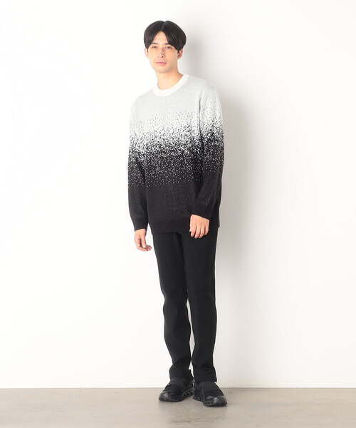ダメージ箔グラデーションニットトップス｜WOMEN｜250HAM70-224I