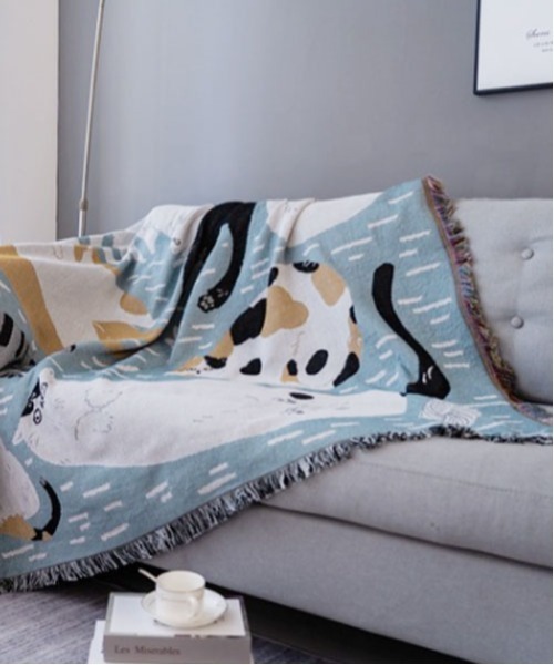 セール】アニマル ソファカバー / 大判ブランケット ( トラ柄 / 砂漠柄