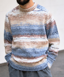 EDIFICE LA BOUCLE | 【LA BOUCLE / ラブ―クル】スカンジナビア スペースダイ ニット(ニット/セーター)