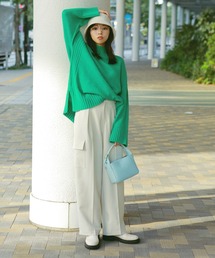 N.（N. Natural Beauty Basic） | 【S Size Line】◆アウトポケットタックパンツ(スラックス)