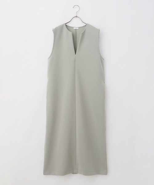 Honeys（ハニーズ）の「キーネックジャンパースカート（ジャンパースカート・レディース・ブラック/グレイッシュベージュ/カーキ・M/S/3L/LL/L）」の12枚目の写真