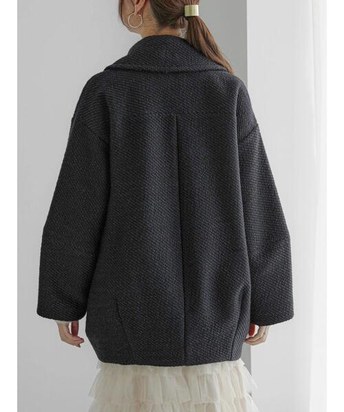 Te chichi（テチチ）の「ロービングカルゼミドルコート（その他アウター・レディース・ネイビー/ブルー/ブラウン・F）」の12枚目の写真