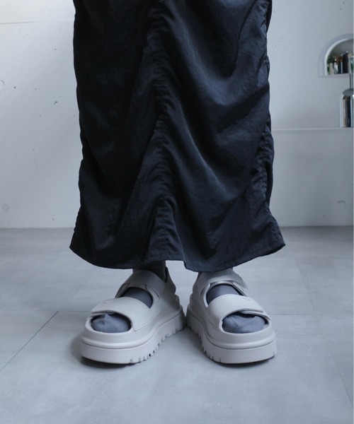 emmi（エミ）の「【emmi atelier】シアーハイソックス（ソックス/靴下・レディース・パープル/ライトブルー/グレー・FREE）」の2枚目の写真