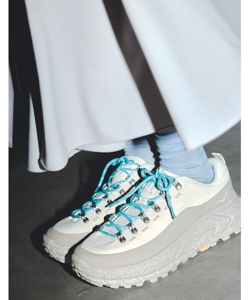 emmi（エミ）の「【emmi atelier】シアーハイソックス（ソックス/靴下・レディース・パープル/ライトブルー/グレー・FREE）」の21枚目の写真