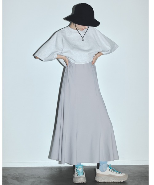 emmi（エミ）の「【emmi atelier】シアーハイソックス（ソックス/靴下・レディース・パープル/ライトブルー/グレー・FREE）」の22枚目の写真