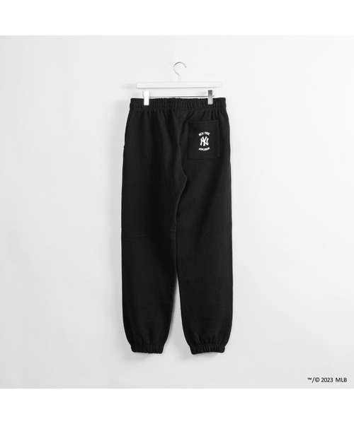 APPLEBUM(アップルバム)の「Cooperstown"NY Yankees" Sweat Pants(スウェットパンツ・メンズ・ブラック・MEDIUM/X-LARGE/LARGE)」の5枚目の写真