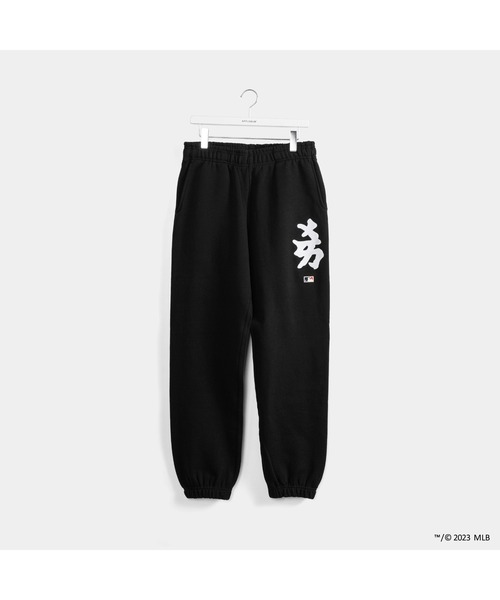 APPLEBUM(アップルバム)の「Cooperstown"NY Yankees" Sweat Pants(スウェットパンツ・メンズ・ブラック・MEDIUM/X-LARGE/LARGE)」の4枚目の写真
