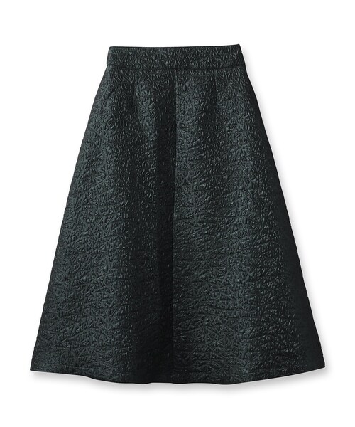 GALLEST（ギャレスト）の「メタリックジャカードスカート（スカート・レディース・モスグリーン/ブラック・38/36）」の3枚目の写真