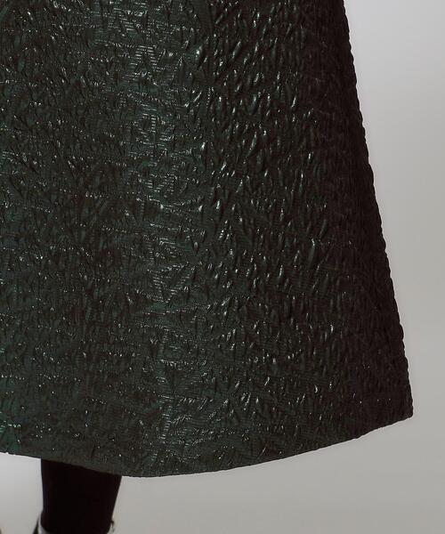 GALLEST（ギャレスト）の「メタリックジャカードスカート（スカート・レディース・モスグリーン/ブラック・38/36）」の15枚目の写真
