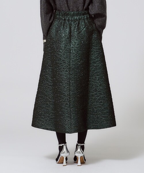 GALLEST（ギャレスト）の「メタリックジャカードスカート（スカート・レディース・モスグリーン/ブラック・38/36）」の18枚目の写真