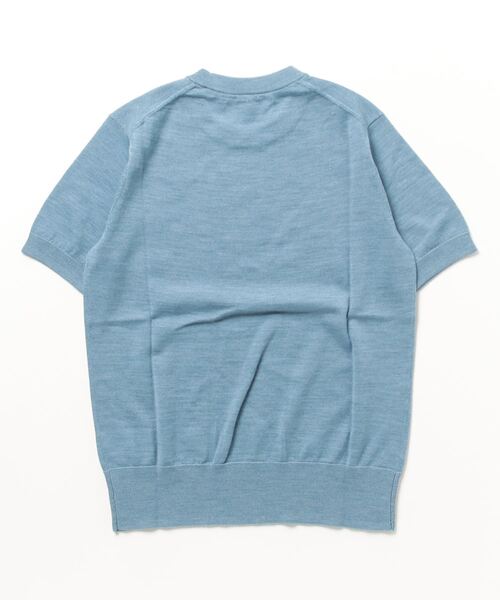 BROOKS BROTHERS（ブルックスブラザーズ）の「ショートスリーブ メリノウール クルーネックセーター（ニット/セーター・レディース・ピンク/ブルー・MEDIUM/SMALL/X-SMALL）」の7枚目の写真