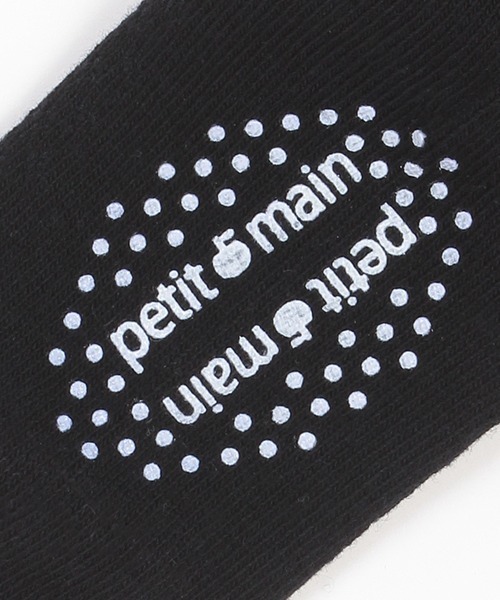 petit main（プティマイン）の「入卒リボン付きハイソックス（ソックス/靴下・キッズ・オフホワイト/ネイビー・S/M/L）」の5枚目の写真