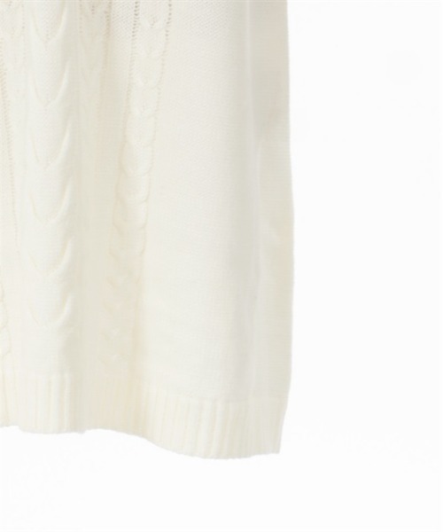 axes femme(アクシーズファム)の「リボン付き袖フリルニットワンピース(ワンピース・レディース・ブラック/モカ/キナリ・FREE)」の21枚目の写真