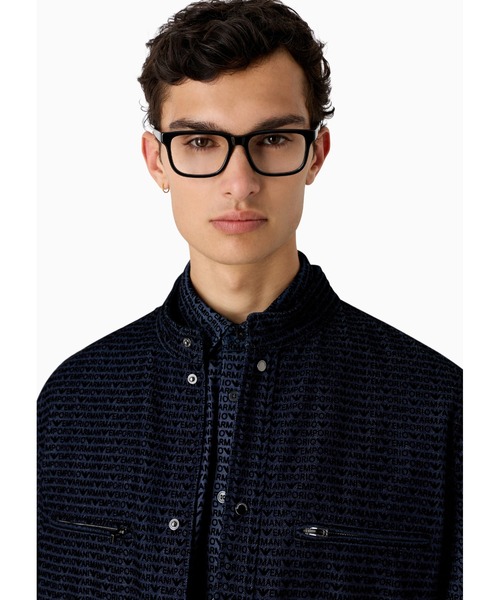 EMPORIO ARMANI イーグルロゴデニムジャケット　38 EMPORIO ARMANI (エンポリオアルマーニ) イーグルロゴ デニム