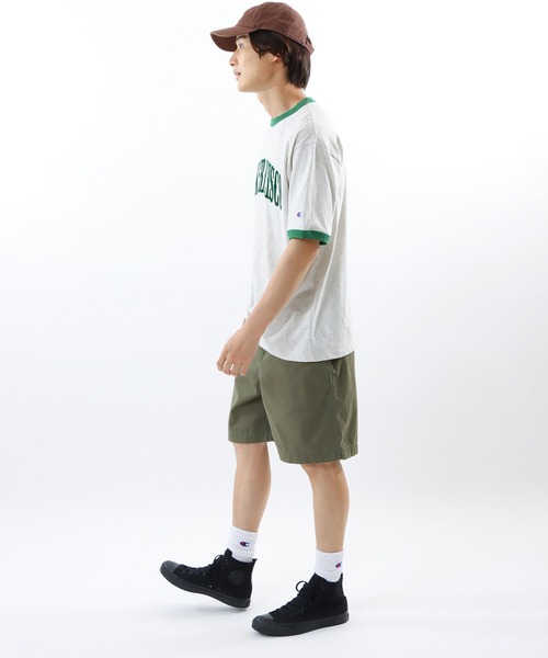 Champion(チャンピオン)の「【Champion/チャンピオン】メンズ キャンパス ショートスリーブリンガーTシャツ(Tシャツ/カットソー・メンズ・ライトグレー/ブルー系その他2/ホワイト/ペールイエロー・MEDIUM/LARGE/X-LARGE)」の13枚目の写真