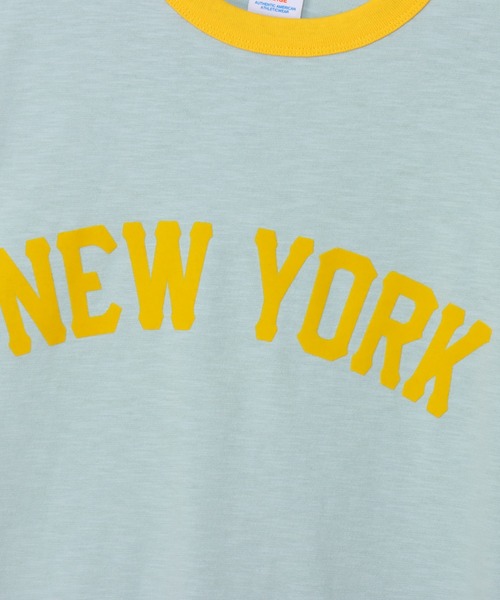 Champion(チャンピオン)の「【Champion/チャンピオン】メンズ キャンパス ショートスリーブリンガーTシャツ(Tシャツ/カットソー・メンズ・ライトグレー/ブルー系その他2/ホワイト/ペールイエロー・MEDIUM/LARGE/X-LARGE)」の18枚目の写真
