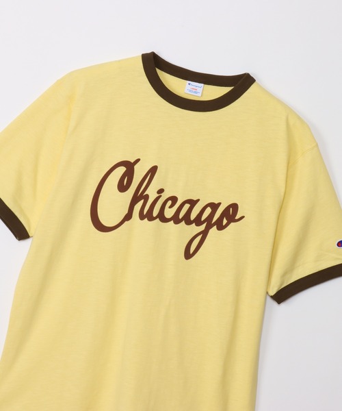 Champion(チャンピオン)の「【Champion/チャンピオン】メンズ キャンパス ショートスリーブリンガーTシャツ(Tシャツ/カットソー・メンズ・ライトグレー/ブルー系その他2/ホワイト/ペールイエロー・MEDIUM/LARGE/X-LARGE)」の22枚目の写真