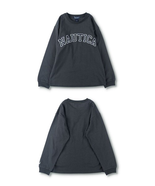 NAUTICA（ノーティカ）の「【NAUTICA/ノーティカ】ロゴアップリケ長袖Tシャツ（Tシャツ/カットソー・キッズ・チャコールグレー/オフホワイト/その他/ベージュ/ネイビー/グリーン・L/XL/M/S）」の17枚目の写真