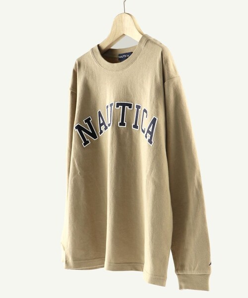 NAUTICA（ノーティカ）の「【NAUTICA/ノーティカ】ロゴアップリケ長袖Tシャツ（Tシャツ/カットソー・キッズ・チャコールグレー/オフホワイト/その他/ベージュ/ネイビー/グリーン・L/XL/M/S）」の22枚目の写真