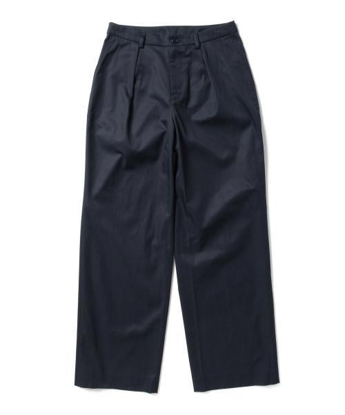 BEAMS LIGHTS Women's（ビームスライツ ウィメンズ）の「BEAMS LIGHTS / ウォッシャブル 1タック ワイド チノパンツ（その他パンツ・レディース・ベージュ/カーキ/ネイビー・38/36）」の12枚目の写真