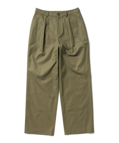 BEAMS LIGHTS Women's（ビームスライツ ウィメンズ）の「BEAMS LIGHTS / ウォッシャブル 1タック ワイド チノパンツ（その他パンツ・レディース・ベージュ/カーキ/ネイビー・38/36）」の13枚目の写真