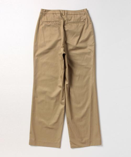 BEAMS LIGHTS Women's（ビームスライツ ウィメンズ）の「BEAMS LIGHTS / ウォッシャブル 1タック ワイド チノパンツ（その他パンツ・レディース・ベージュ/カーキ/ネイビー・38/36）」の17枚目の写真