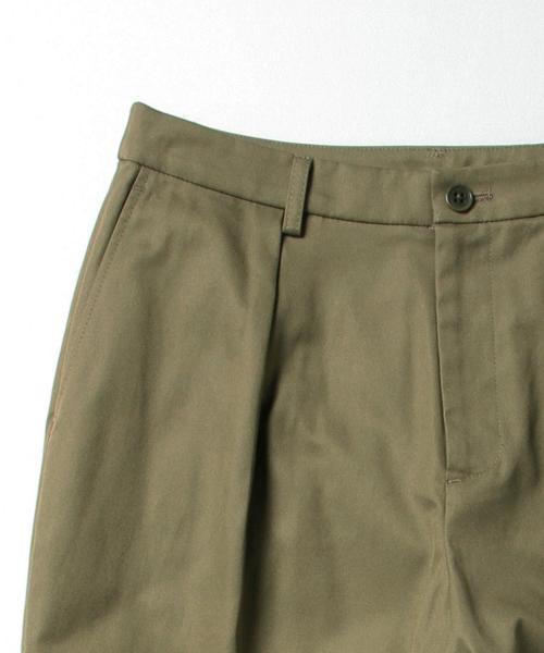 BEAMS LIGHTS Women's（ビームスライツ ウィメンズ）の「BEAMS LIGHTS / ウォッシャブル 1タック ワイド チノパンツ（その他パンツ・レディース・ベージュ/カーキ/ネイビー・38/36）」の7枚目の写真