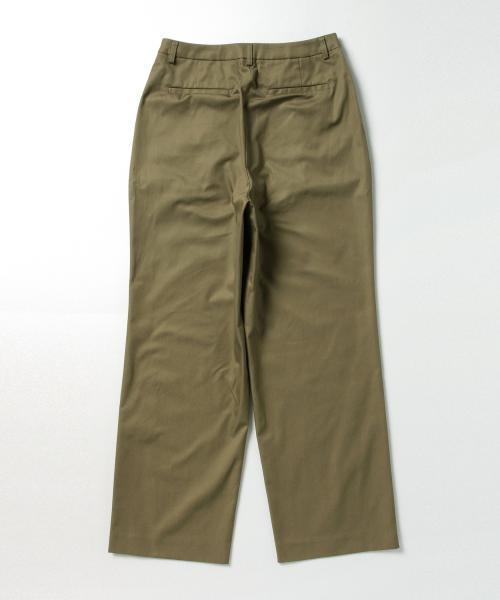 BEAMS LIGHTS Women's（ビームスライツ ウィメンズ）の「BEAMS LIGHTS / ウォッシャブル 1タック ワイド チノパンツ（その他パンツ・レディース・ベージュ/カーキ/ネイビー・38/36）」の9枚目の写真