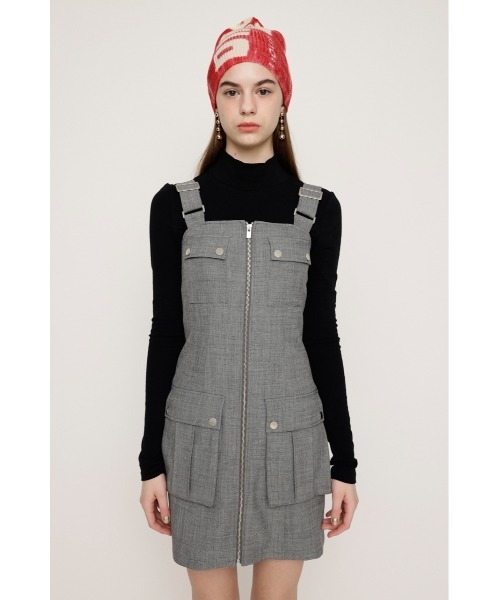 SLY カーゴショートワンピース SLY | MANNISH CARGO ショートワンピース (ワンピース(ミニ