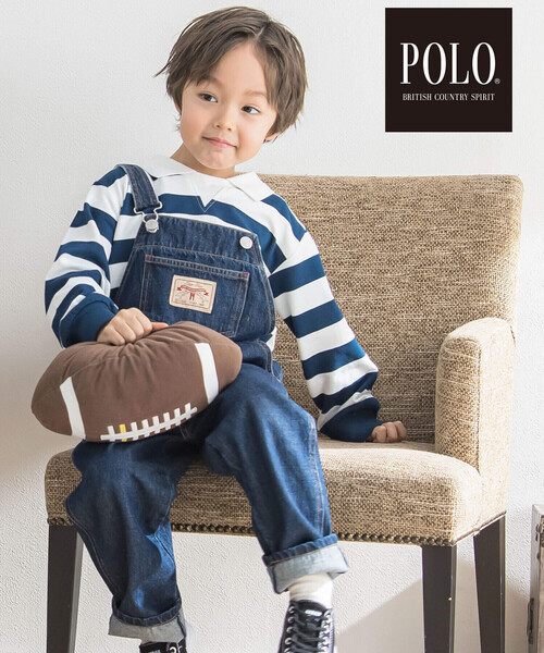 SLAP SLIP(スラップスリップ)の「【POLO BCS(ポロ・ビーシーエス)×SLAP SLIPコラボ】襟付きバックプリント長袖Tシャツ(90~130cm)(ポロシャツ・キッズ・グリーン/ブルー系その他2・110cm/130cm/90cm/100cm/80cm/120cm)」の20枚目の写真