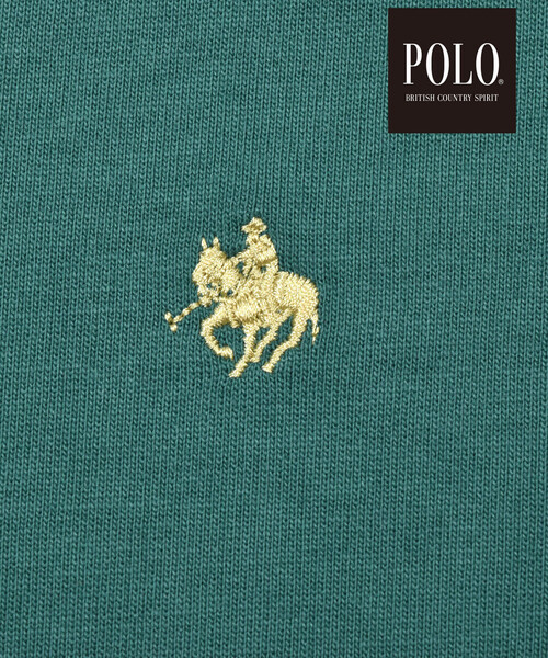 SLAP SLIP(スラップスリップ)の「【POLO BCS(ポロ・ビーシーエス)×SLAP SLIPコラボ】襟付きバックプリント長袖Tシャツ(90~130cm)(ポロシャツ・キッズ・グリーン/ブルー系その他2・110cm/130cm/90cm/100cm/80cm/120cm)」の14枚目の写真