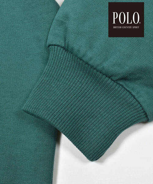 SLAP SLIP(スラップスリップ)の「【POLO BCS(ポロ・ビーシーエス)×SLAP SLIPコラボ】襟付きバックプリント長袖Tシャツ(90~130cm)(ポロシャツ・キッズ・グリーン/ブルー系その他2・110cm/130cm/90cm/100cm/80cm/120cm)」の13枚目の写真