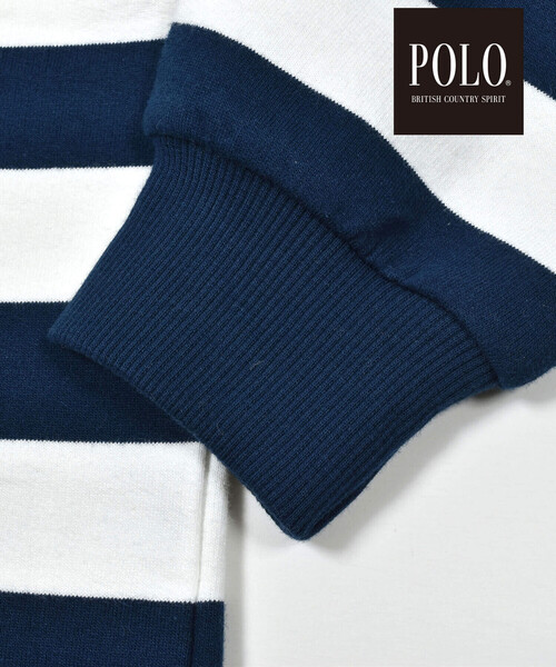 SLAP SLIP(スラップスリップ)の「【POLO BCS(ポロ・ビーシーエス)×SLAP SLIPコラボ】襟付きバックプリント長袖Tシャツ(90~130cm)(ポロシャツ・キッズ・グリーン/ブルー系その他2・110cm/130cm/90cm/100cm/80cm/120cm)」の5枚目の写真
