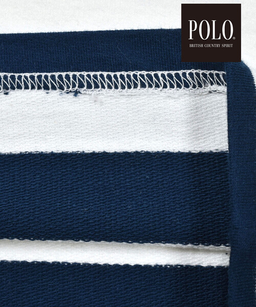 SLAP SLIP(スラップスリップ)の「【POLO BCS(ポロ・ビーシーエス)×SLAP SLIPコラボ】襟付きバックプリント長袖Tシャツ(90~130cm)(ポロシャツ・キッズ・グリーン/ブルー系その他2・110cm/130cm/90cm/100cm/80cm/120cm)」の4枚目の写真