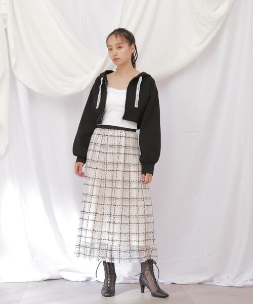 楽一番　Sheglit イレギュラータックスカート LOULOU WILLOUGHBY】ジップアップタックスカート|allureville