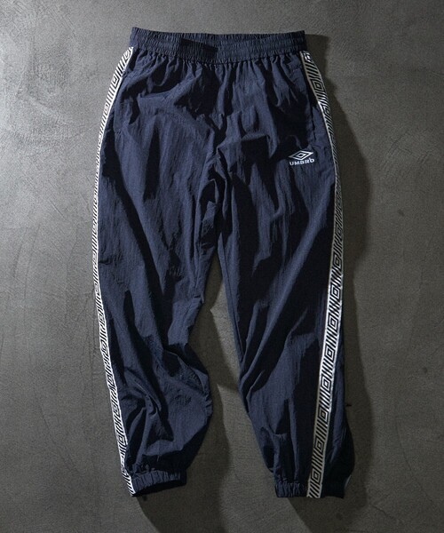 【美品】UMBRO アンブロ ナイロンパンツ ヴィンテージ 古着 M ブラック FREAK'S STORE｜別注UMBROナイロンタックワイドパンツ/ナイロン