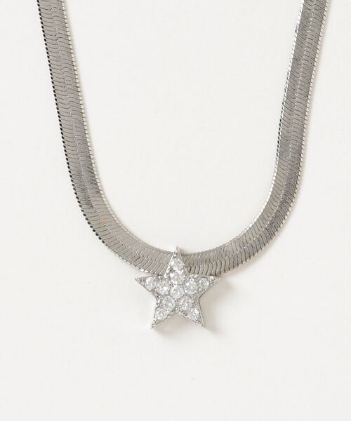 poiregnee（ポワニェ）の「［select］スターネックレス（ネックレス・レディース・シルバー・FREE）」の4枚目の写真