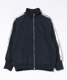 TNタフタメタリックラインオーバーリブブルゾン